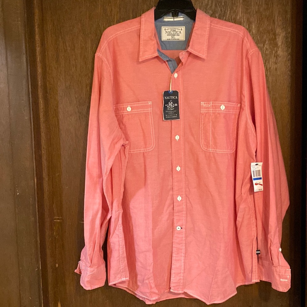 Mens new button down shirt